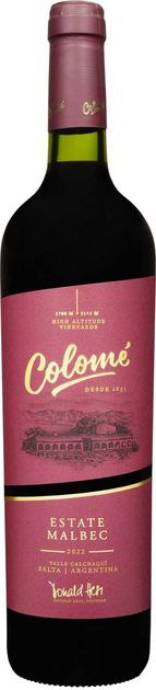 Вино Colome 2022 Estate Malbec червоне сухе 0.75 л 14.9%